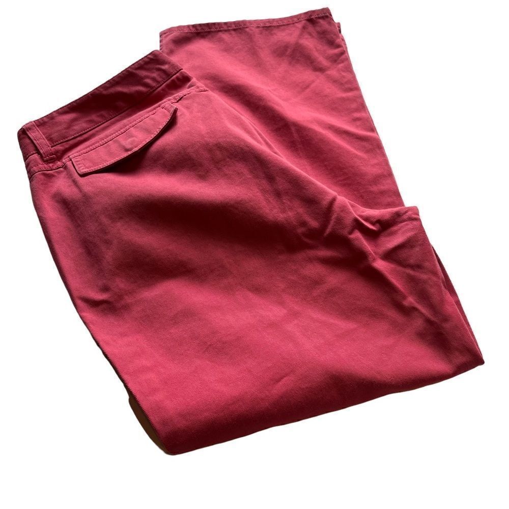 J. Crew Favorite fit Cotton pants Size 12 light red 4 pockets ankle length